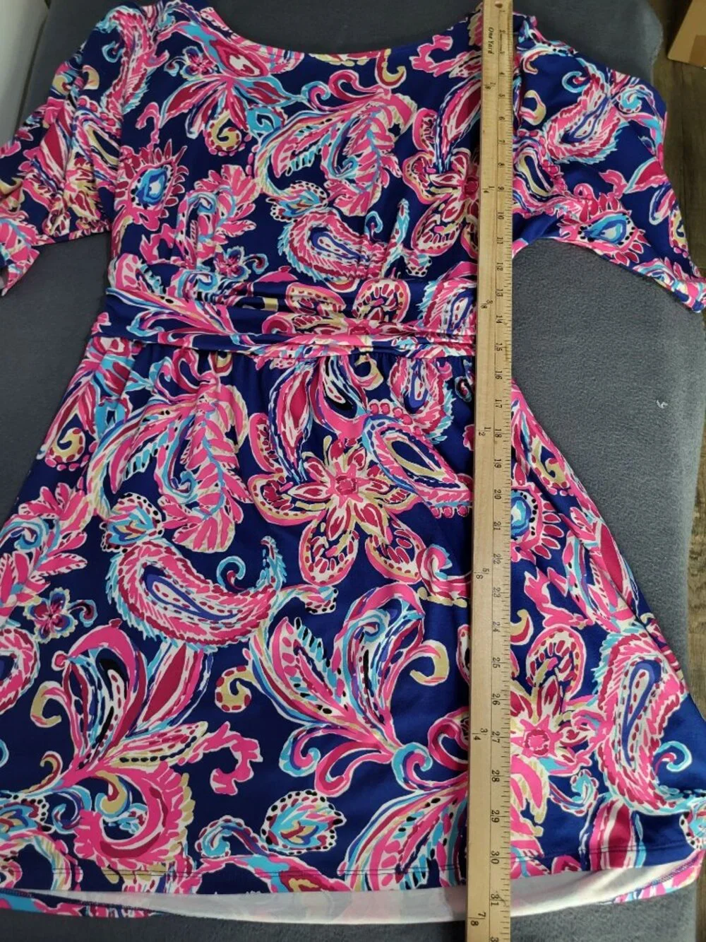 Lilly Pulitzer Women's SZ M Parigi Boat Neck Romper Multi Flitting About - Picture 5 of 10